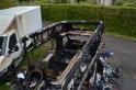 Wohnmobil ausgebrannt Koeln Porz Linder Mauspfad P107